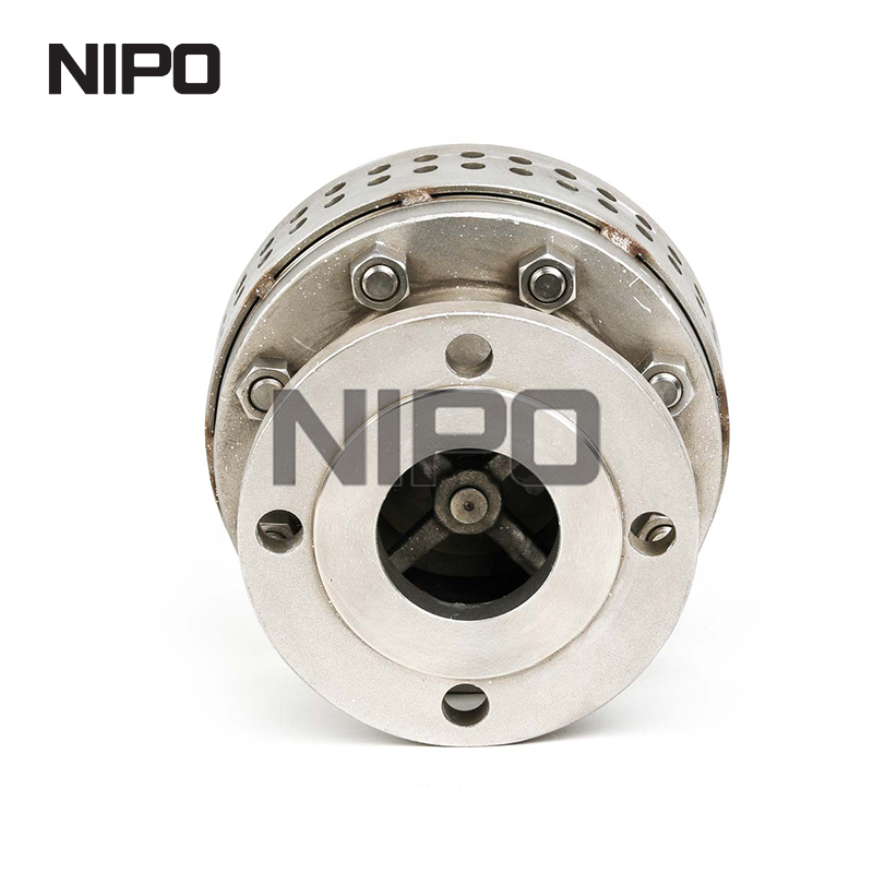 صمام القدم صمام سفلي ذو حواف من الفولاذ المقاوم للصدأ المصبوب