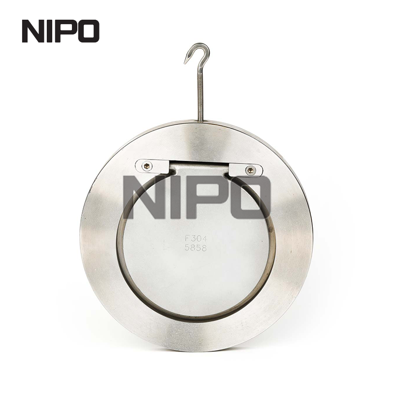 صمام فحص التأرجح ذو القرص الواحد H74 مع غطاء محكم الغلق