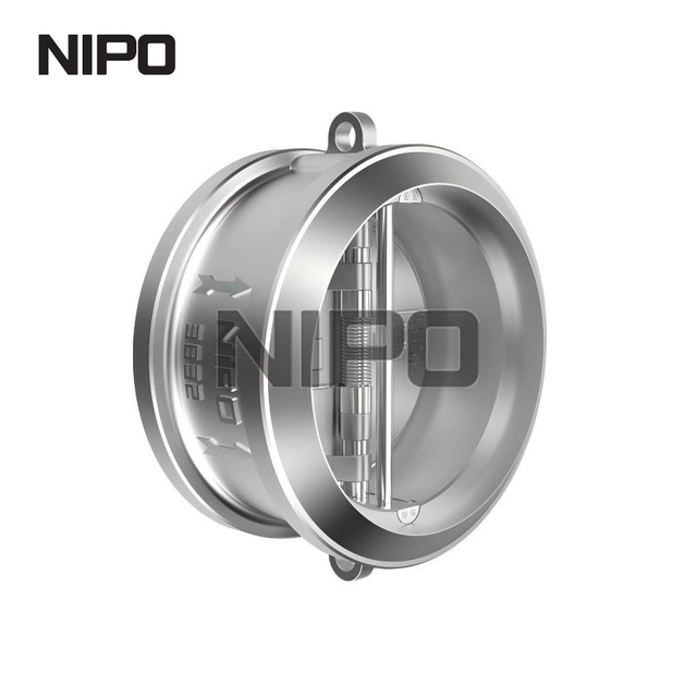 لا يوجد تسرب في الصب أو تزوير صمام فحص اللحام بعقب لوحة القرص المزدوج