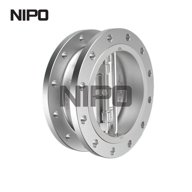 صمام فحص التأرجح ذو القرص المزدوج، تصميم الحافة بدون احتجاز API6D