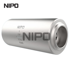 F316 الفولاذ المقاوم للصدأ صفر تسرب صمام فحص التدفق المحوري (BW ينتهي) 