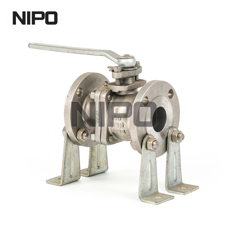 PC تقليل التجويف العائم API6d صمام الكرة شفة