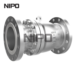 صمام فحص التدفق المحوري من النوع غير المقسم لهيكل الصب المقسم 