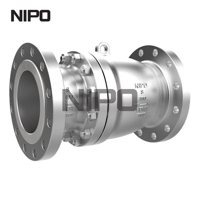 صمام فحص التدفق المحوري من النوع غير المقسم لهيكل الصب المقسم 