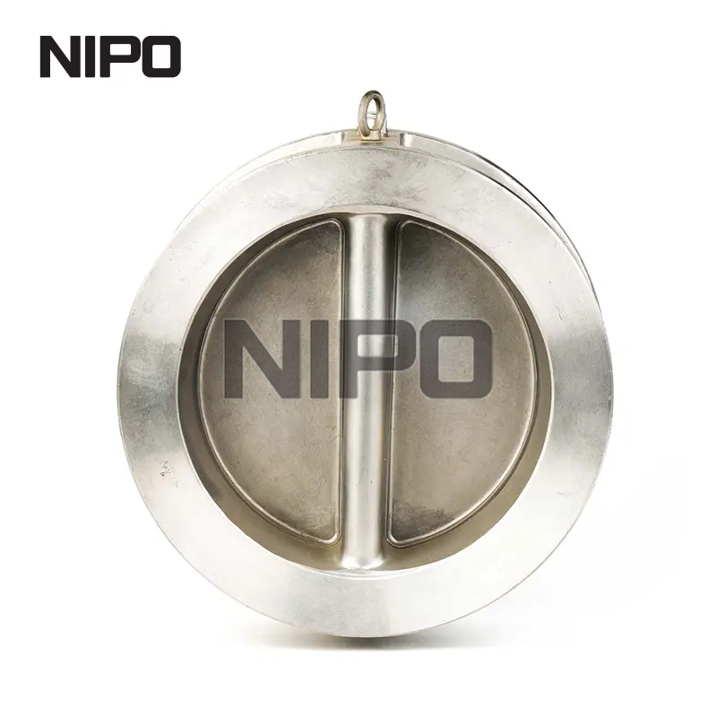 صمام فحص التأرجح ذو القرص المزدوج من نوع الرقاقة