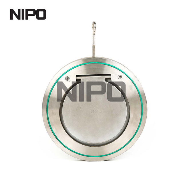 صمام فحص التأرجح ذو القرص الواحد H74 مع غطاء محكم الغلق