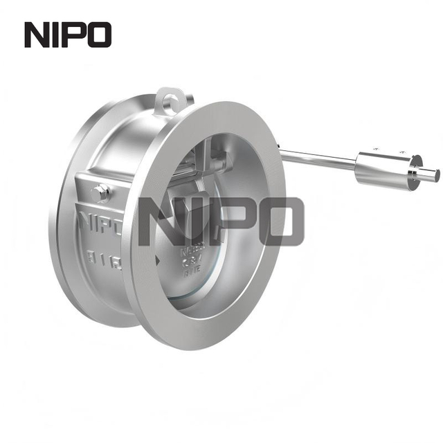 صمام فحص القرص المائل من نوع الرقاقة مع لكمة ثقيلة