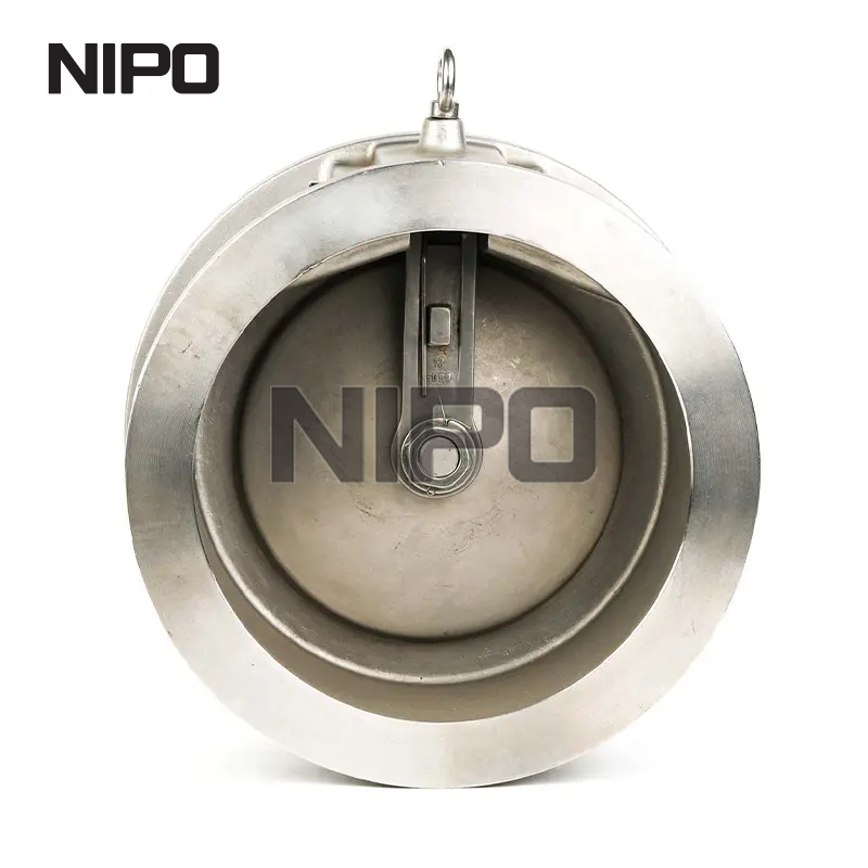 صمام فحص التأرجح ذو القرص الواحد من نوع الرقاقة سلسلة طويلة (جسم الصب