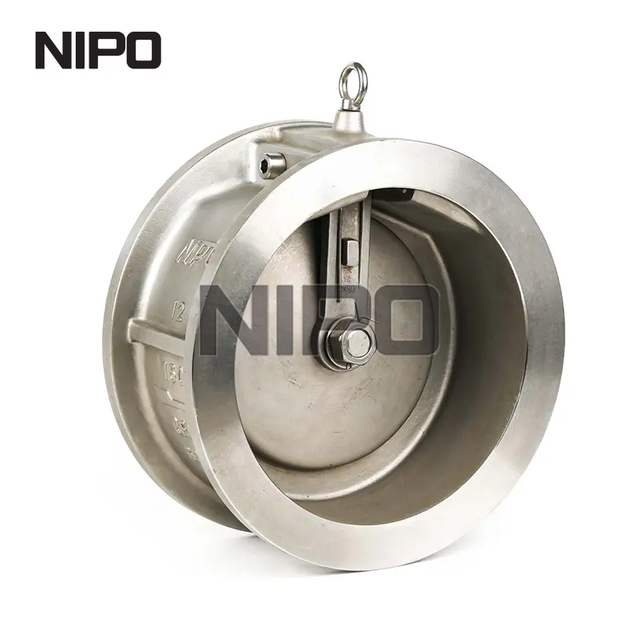 صمام فحص التأرجح ذو القرص الواحد من نوع الرقاقة سلسلة طويلة (جسم الصب