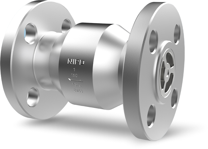 صمام فحص التدفق المحوري