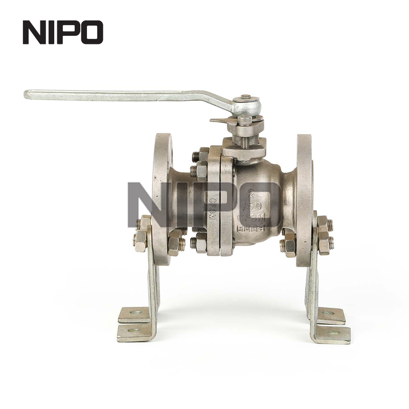 PC تقليل التجويف العائم API6d صمام الكرة شفة